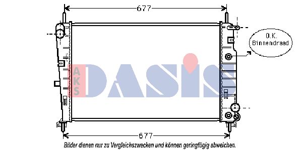 AKS DASIS Radiators, Motora dzesēšanas sistēma 090031N